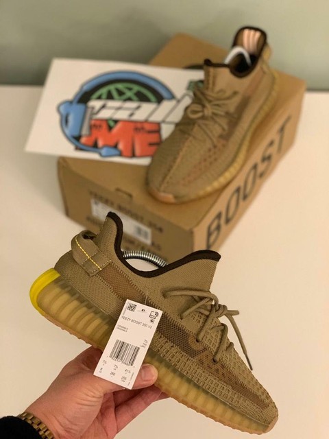 adidas Yeezy Slides in Earth Brown Bone and Resin Shelflife